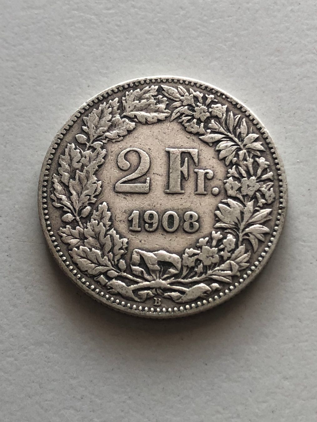 Toutes les monnaies: 2 Fr. 1908 – D'occasion à Schötz par Odpa