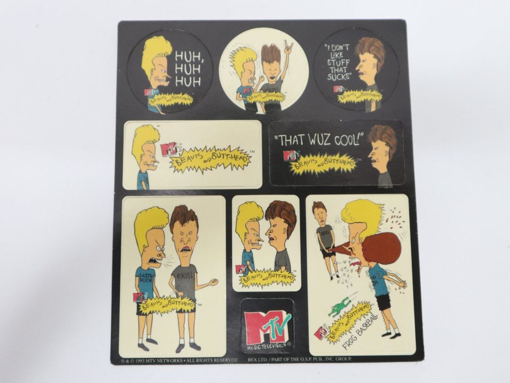 1993 Beavis & Butthead MTV Punchouts (Neu (gemäss Beschreibung)) in ...