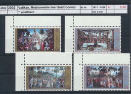 2002 Vatikan, "Meiserwerke des Quattrocento", ** postfrisch