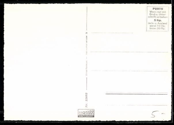 Cartoline postali: Schwende-Rüte, Sämbtisersee, Berggasth – Usato da Berlin venduto da bartko-reher 1