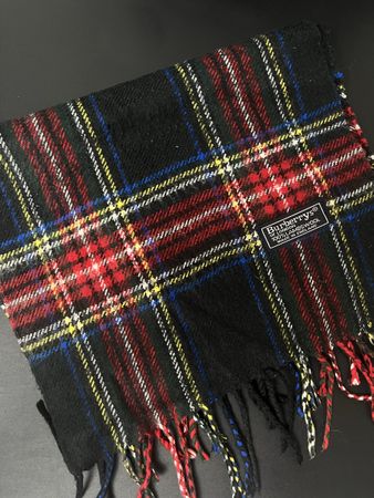 Écharpe Burberry laine écossais 