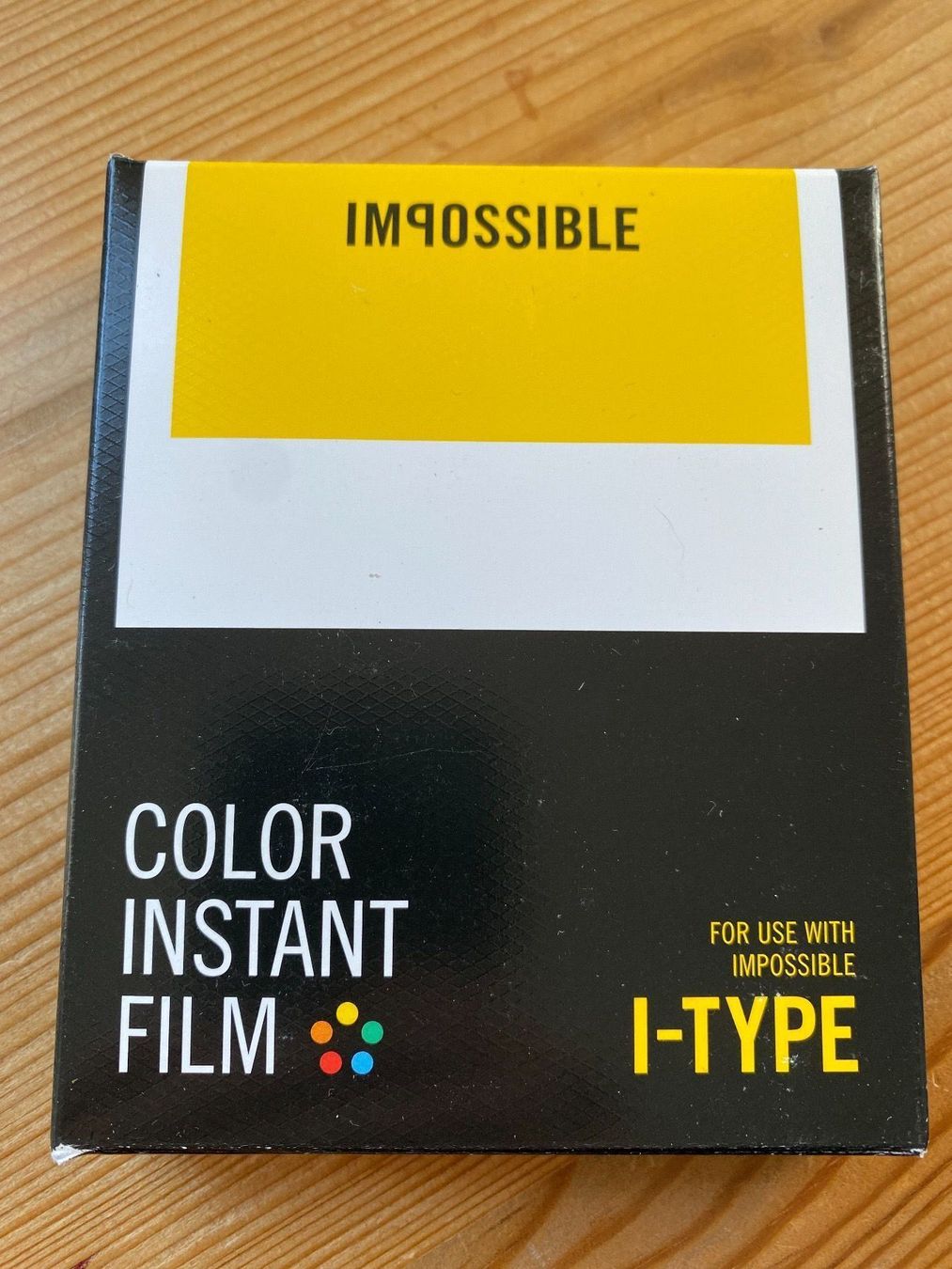 Filme: IMPOSSIBLE - Color Instant Film / I-TYPE – Neu und originalverpackt aus St.Gallen von