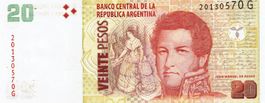 Argentinien 20 Pesos 2003 P-355c Serie G UNZ