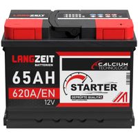LANGZEIT Autobatterie 12V 65Ah