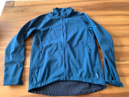 MAMMUT Softtech Softshell / Windstopper Jacke petrol Fr M