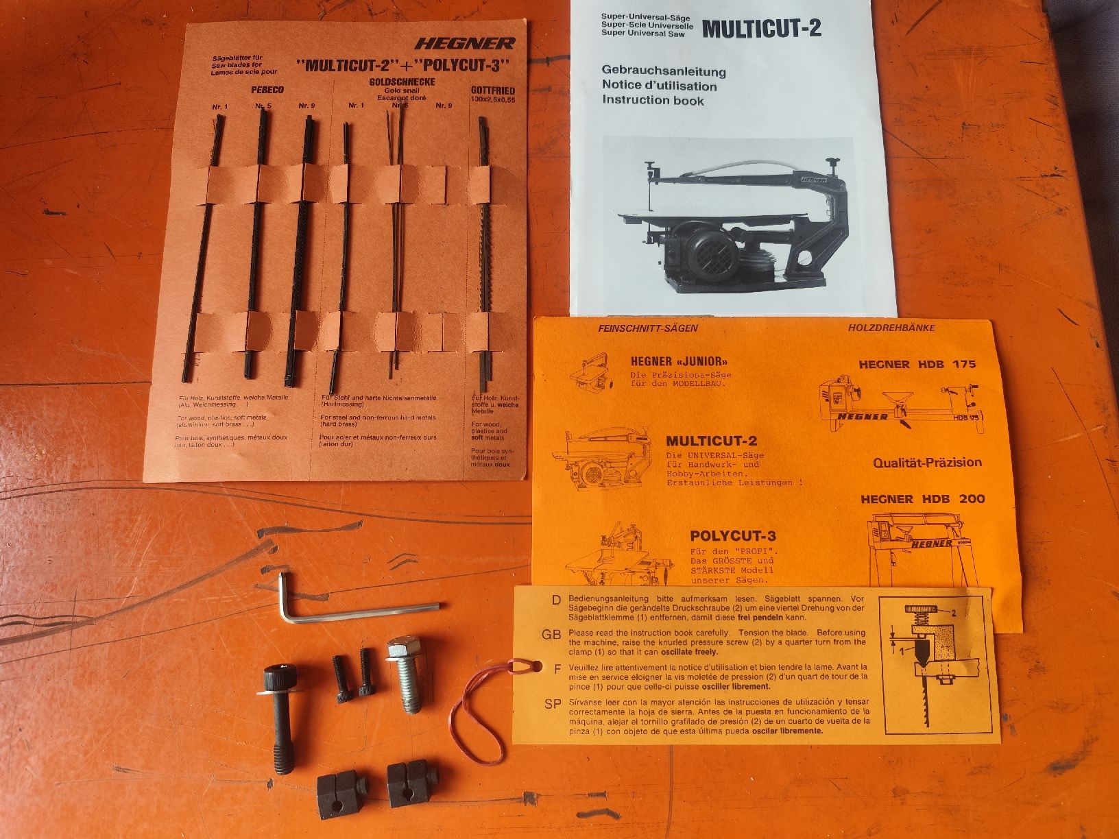 Hegner Seghe: HEGNER Super-Universal-Säge MULTICUT-2 – Usato da Hellbühl venduto da 30R_R30 4