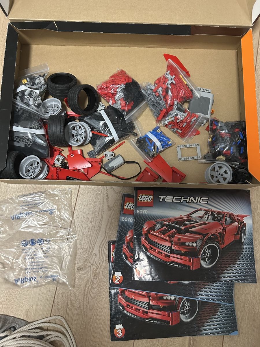 Lego Kit di costruzioni: LEGO Technic 8070 Super Car, rot, OVP – Usato da Wegenstetten venduto da Sportcrispy 3
