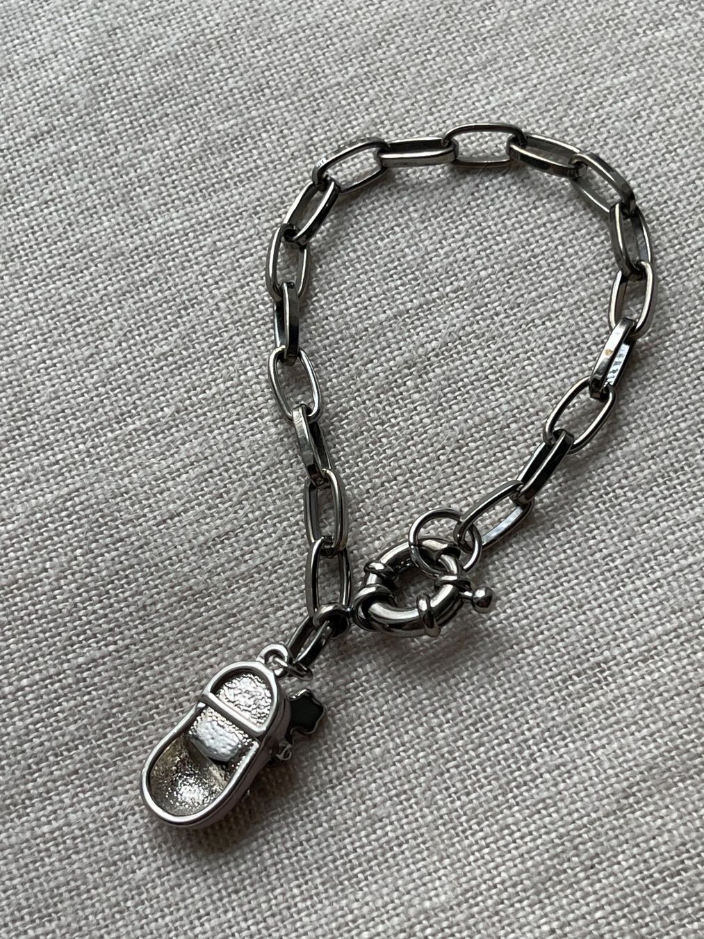 Bracciali & Braccialetti: Armband mit Babyschuh – Nuovo (secondo la descrizione) da Brütten venduto da Rod816 1