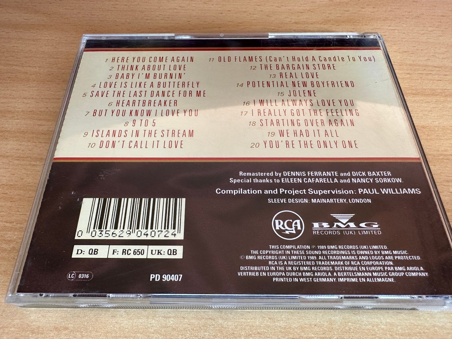 CDs: Dolly Parton – Greatest Hits – Gebraucht aus Rikon im Tösstal von Alpenmutz 1