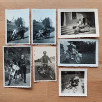 Sammlung alte orig. Fotos Motorräder