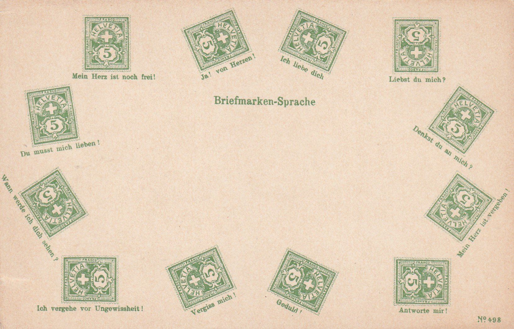 Cartoline postali: Briefmarkensprache – Usato da Rorschacherberg venduto da fratovi2