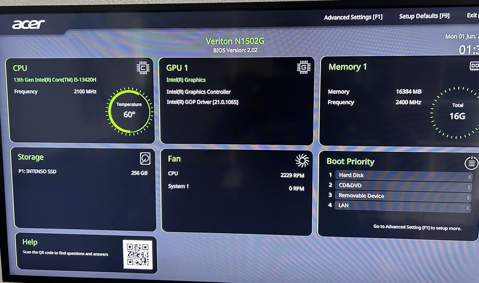 Acer PC: ACER NUC VN1502 Intel Core i5 13420 – Nuovo (secondo la descrizione) da Hettiswil venduto da Kamal44 2