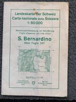 Höhenkurvenkarte S.Bernardino 1948