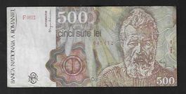 Romania  500  Lei  Gebraucht