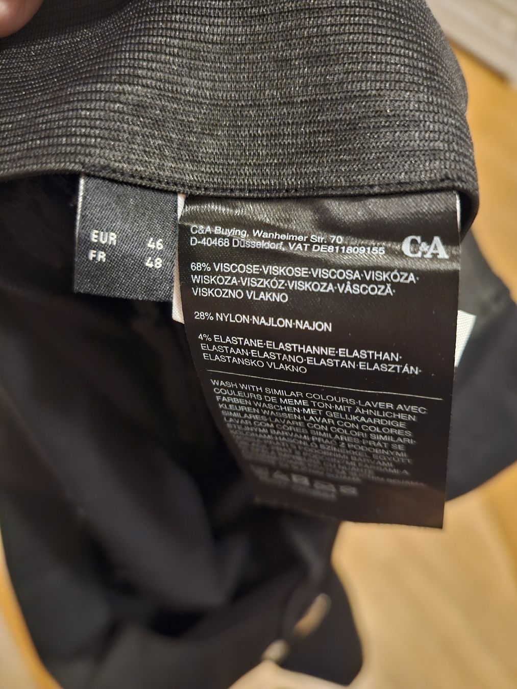 C&A Pantaloni: C&A Damen Hose Schwarz Gr 46 Figurbetont – Nuovo (secondo la descrizione) da Bern venduto da Oscarella 6