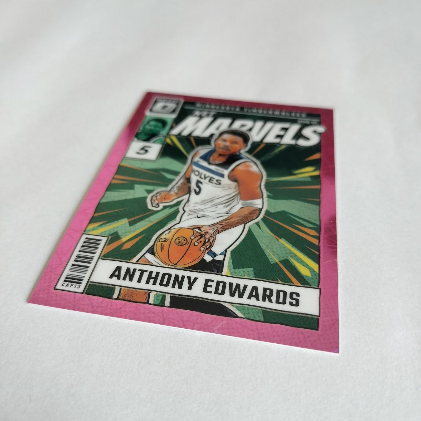 Panini Carte collezionabili: Anthony Edwards Optic Net Marvels Pink Velocity /79 #3 – Nuovo (secondo la descrizione) da Bern venduto da SportsMemos 3