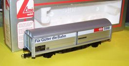 Lima H0 3564: Güterwagen Hbis SBB "Für Güter die Bahn", neu