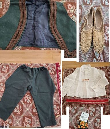 Serbische  Kinder Trachten Set, Gr.110/116 Festtags Tracht