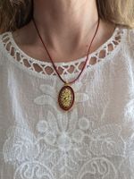 Damascene Toledo Necklace & Earring - Vintage