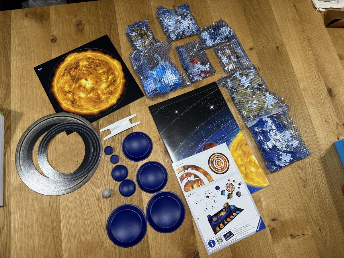Ravensburger Puzzles: Ravensburger 3D Puzzle Sonnensystem 522 Teile – Gebraucht aus Wallisellen von FabianB 3