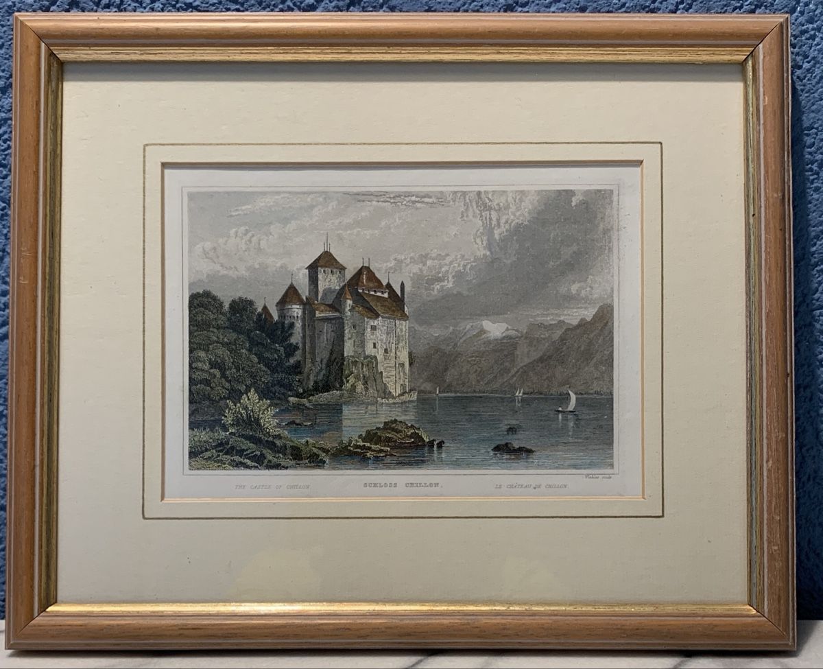 Incisioni: Gravure du château de CHILLON – Usato da Veytaux venduto da Latourelle