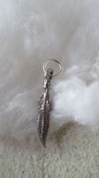 Feine Silber Feder Schmuck 925 er Sterling Silber gestempelt
