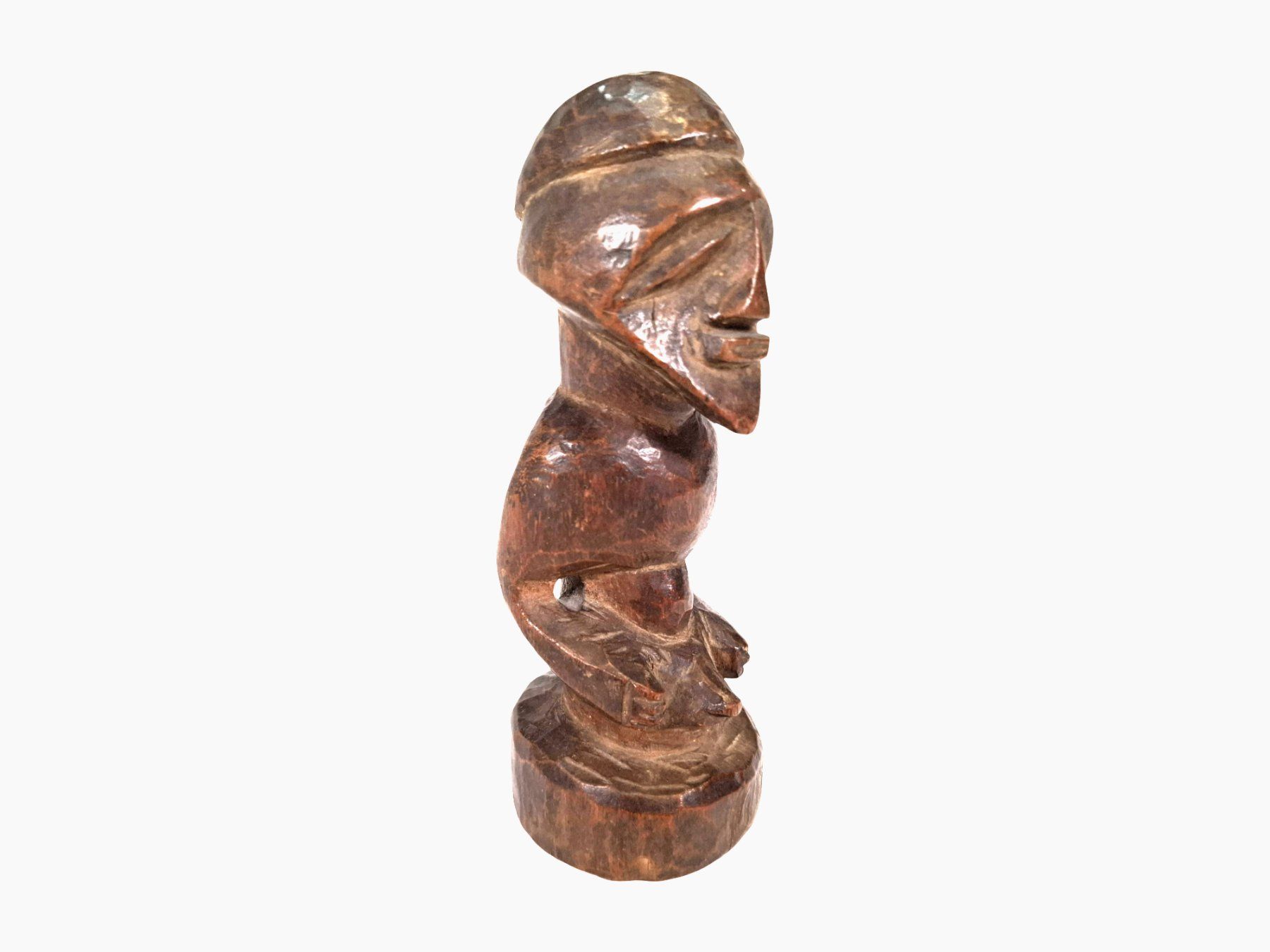 Sculture & Statue: Handgeschnitzte Holzfigur, nackter Mann – Usato da Wil SG venduto da Restwert_Wil