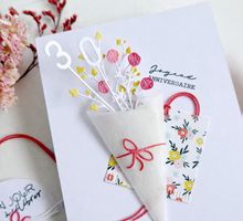 Neu Stanzschablonenset Blumenstrauss