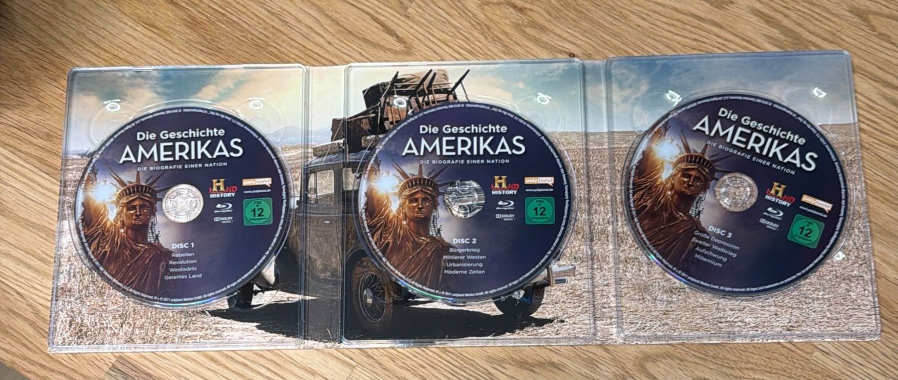 Tutti i DVDs: DIE GESCHICHTE AMERIKAS BLU-RAY – Usato da Zürich venduto da freioccasionen 2