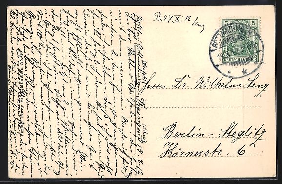 Cartoline postali: AK Schaffhausen, Schifflände, 1912 – Usato da Berlin venduto da bartko-reher 1