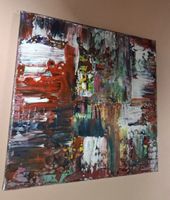 Gemälde Abstrakt handmade 25×25