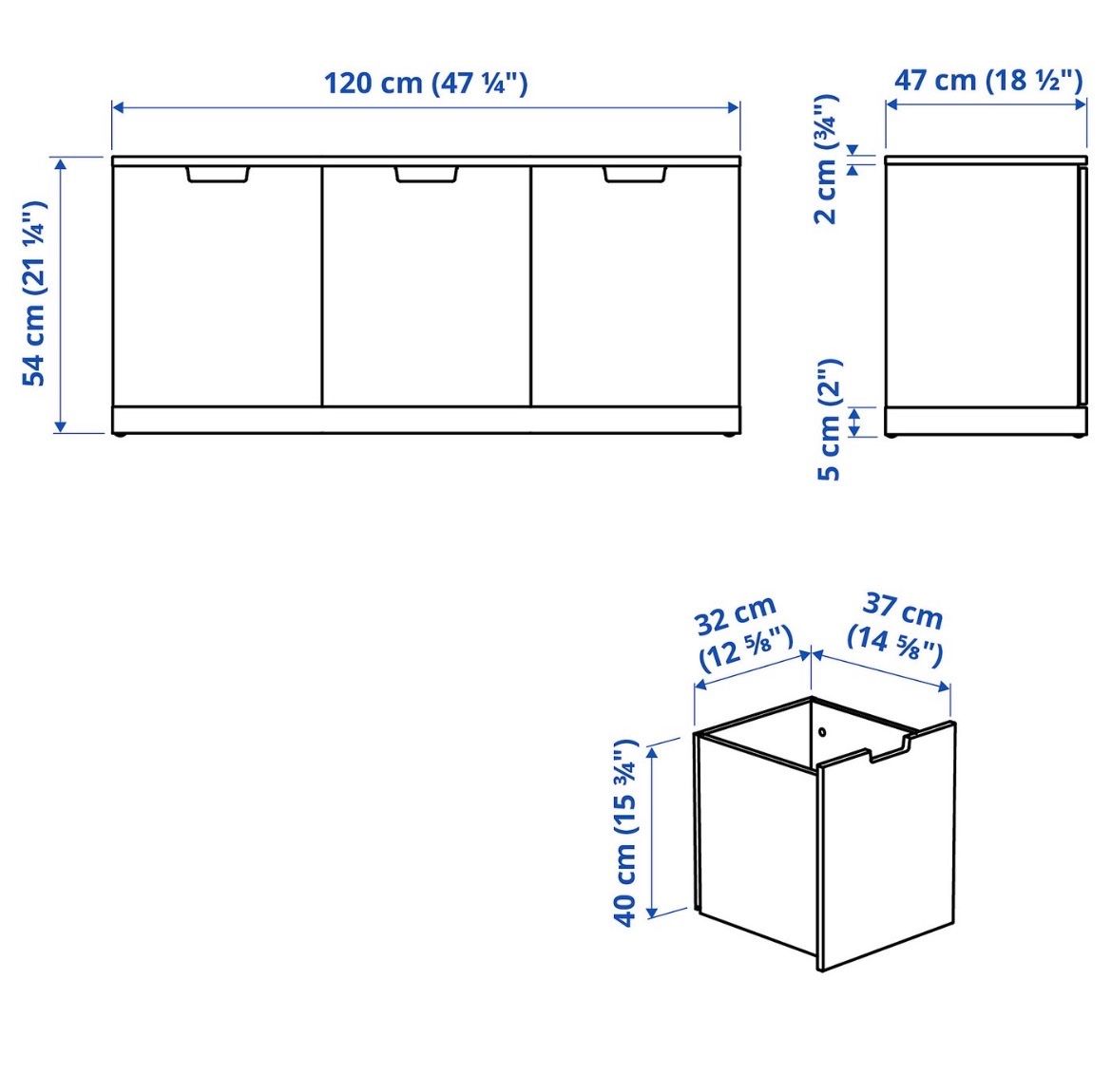 Ikea Kommoden: Ikea Nordli Kommode mit 3 Schubladen – Gebraucht aus Brugg von sop_z7tb 4