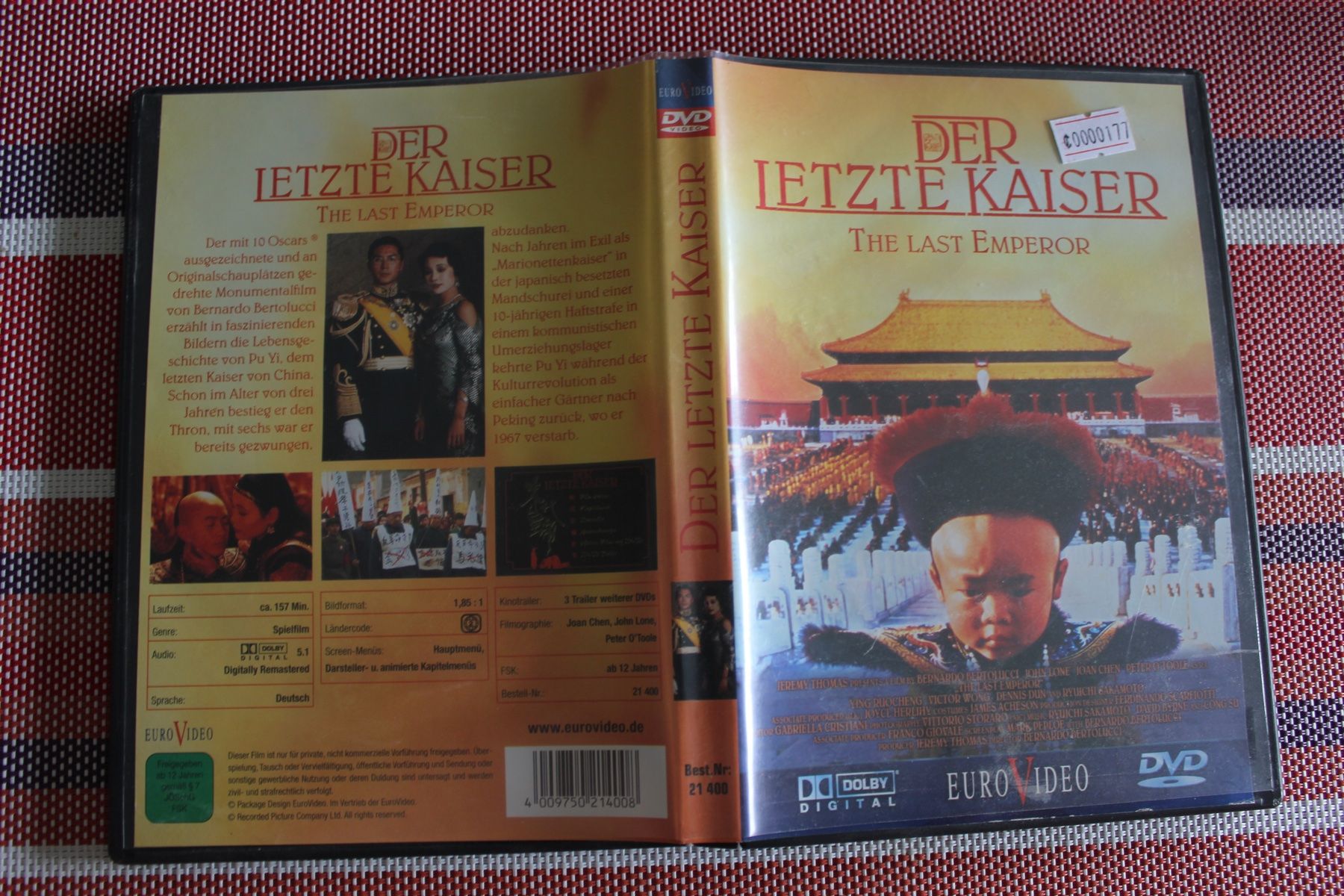 Tutti i DVDs: Der letzte Kaiser von Bernardo Bertolucci | DVD | – Usato da Geroldswil venduto da schlumpf1969