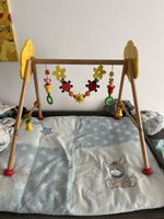 Holz Spielbogen mit Figurenkette Holz Natur