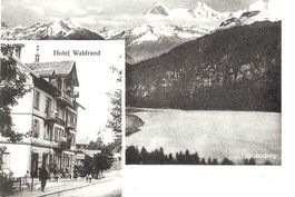 AK BEATENBERG HOTEL WALDRAND 1925 PERSONEN