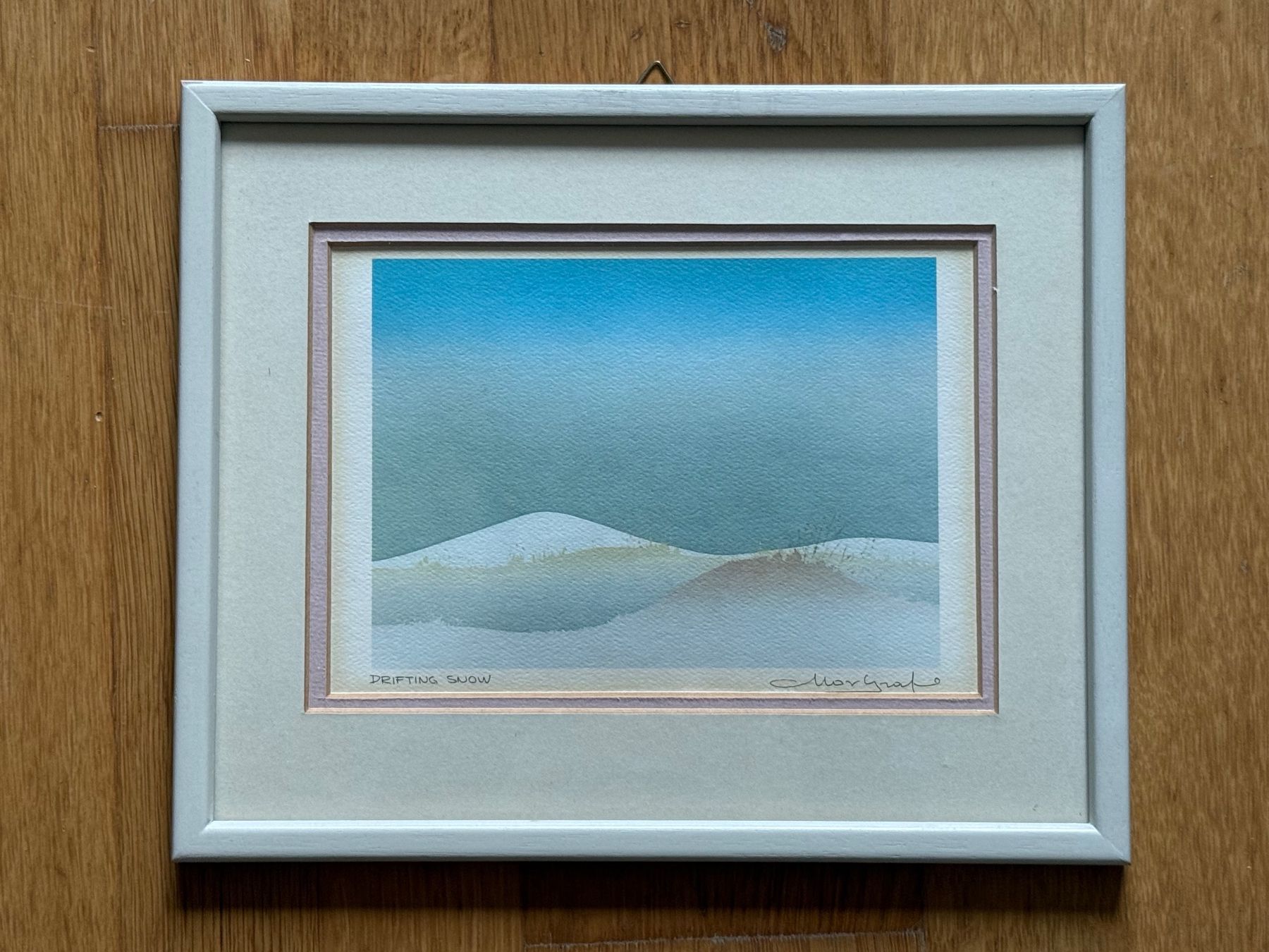 Grafica & Litografie: Lithographie PETER MARKGRAF Drifting Snow – Usato da Konolfingen venduto da petzipetz