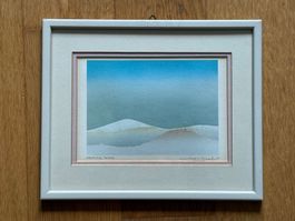 Lithographie PETER MARKGRAF Drifting Snow
