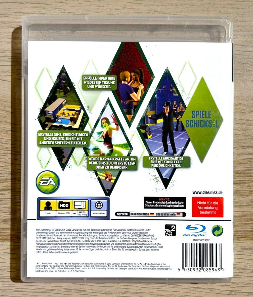 Sony Jeux: Die Sims 3 PS3 – D'occasion à St. Gallen par Alpine.Arcade 1