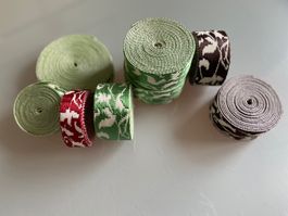 Lot de bandoulières 40 mm et 25 mm, bicolores