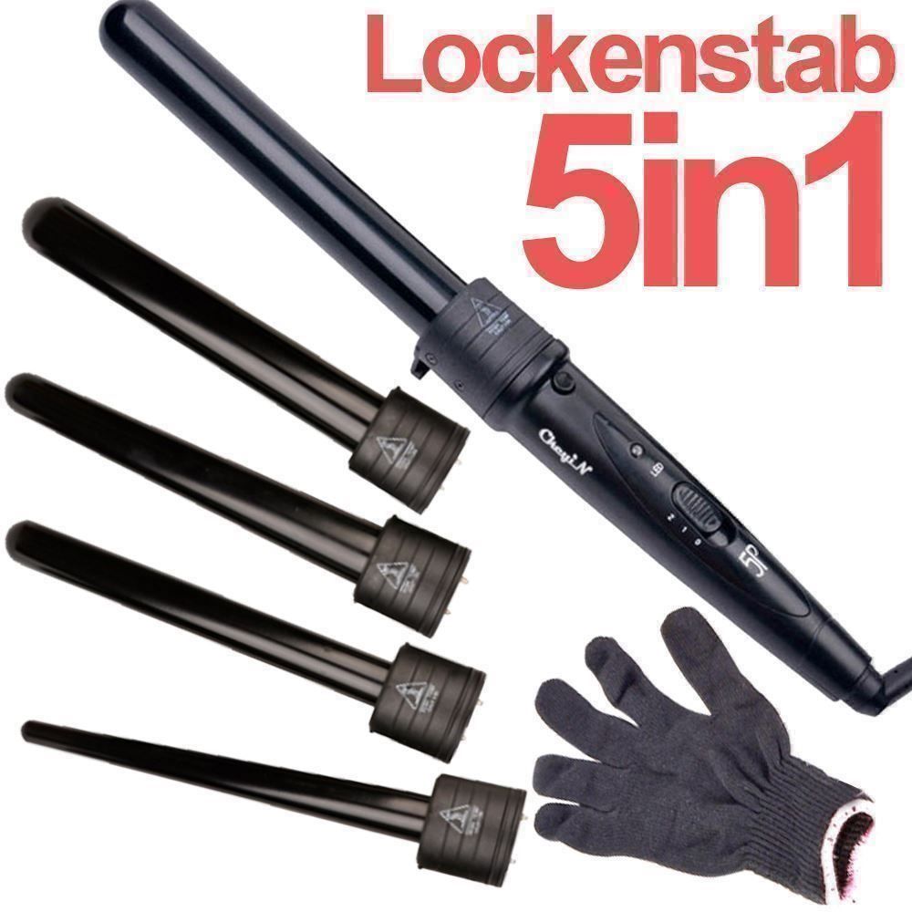 Piastre & Arricciacapelli: 5 n1 Lockenstab Lockenwickle 150 - 210°C – Nuovo (secondo la descrizione) da Thun venduto da yesky