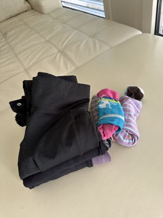 3x Reithose 140 und 3 Paar Socken