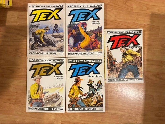 Fumetti: 5 TEXONI RARI PERFETTI – Usato da Davesco-Soragno venduto da kappas