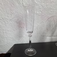 Champagnerglas mit Verzierungen 6 Stk. guter Zustand