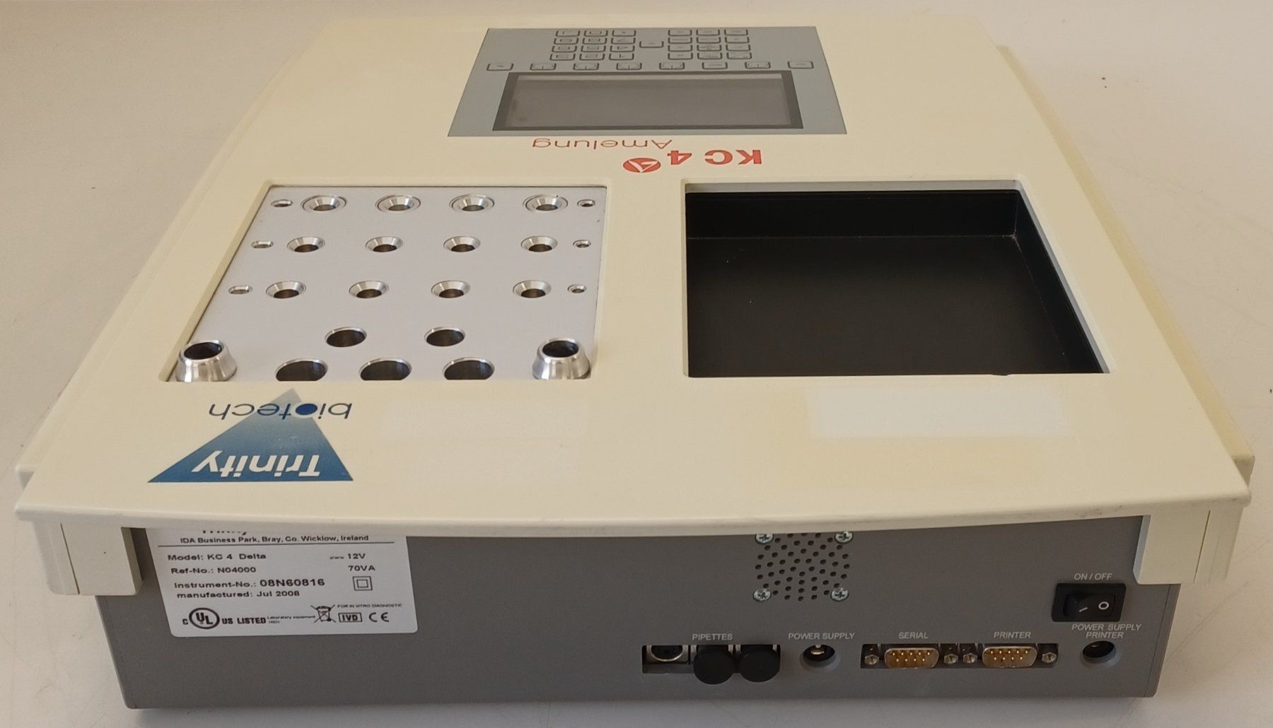 Accessori da laboratorio: Trinity Biotech KC 4 Delta Coagulation Analyzer – Difettoso da Niederdorf venduto da LeptonAG_Labor 3