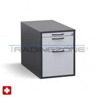 Standcontainer Elan Euroffice Lichtgrau mit Hängeregister
