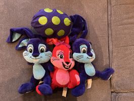 3er Set Hasen Stofftiere/Plüschtiere