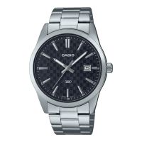 ⌚ Herrenuhr ®CASIO Analog Edelstahl Schwarz 41mm NEU