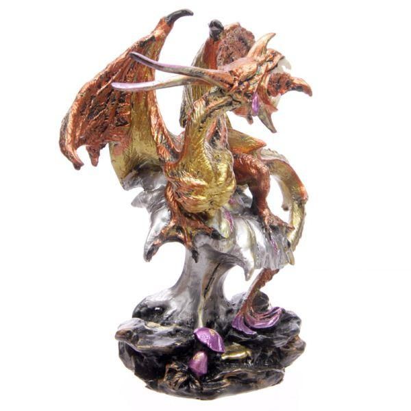 Statuette: Figur - DUNKLER FANTASY DRACHE – Nuovo e nell'imballaggio originale da Rupperswil venduto da big-one-sale 1