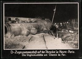 Fotografie Eisenbahn-Unglück auf der St