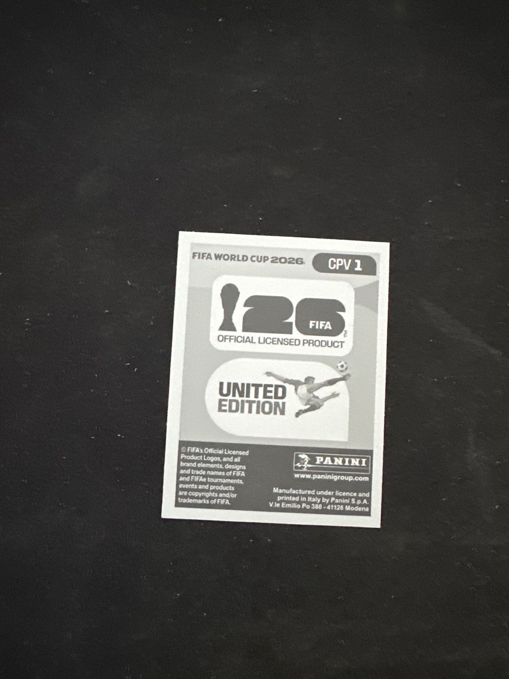 Panini Carte collezionabili: Panini FIFA WM 2026 Sticker - CPV 1 – Usato da Sulz AG venduto da DealWerk 1